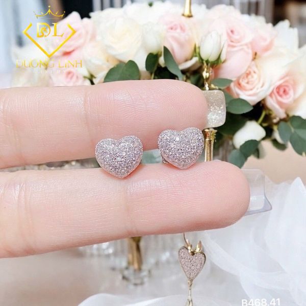 Bông Tai Kim Cương – B468.41